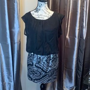 Sequined Mini Skirt Party Dress Size M
